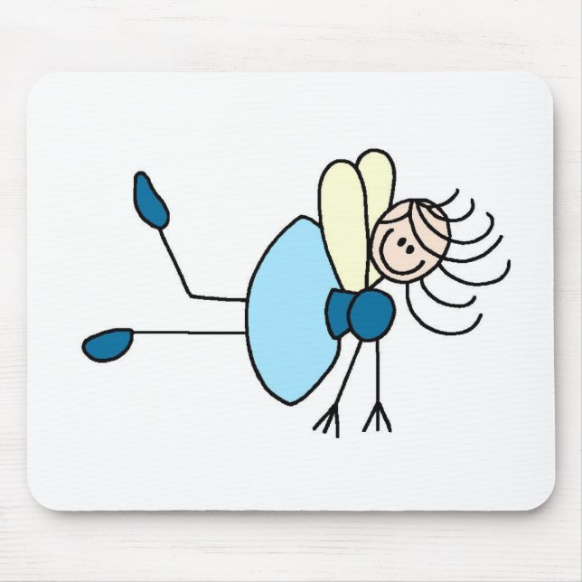 Blaue Feen-Mauspad Mousepad (Vorne)