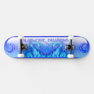 BLAUE FIRE DRAGONS SKATEBOARD