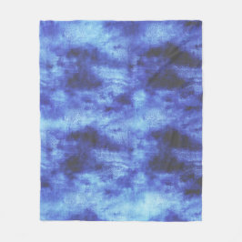 blaue Fläche Fleecedecke