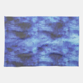 blaue Fläche Geschirrtuch