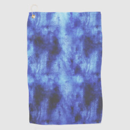 blaue Fläche Golfhandtuch