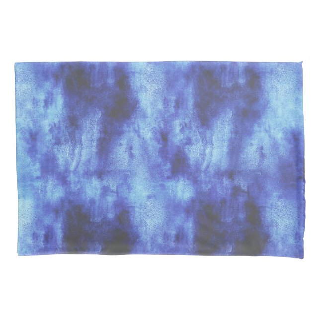 blaue Fläche Kissenbezug (Vorderseite)