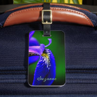 Blaue Flagge Iris Blume Petal Nah Personalisiert