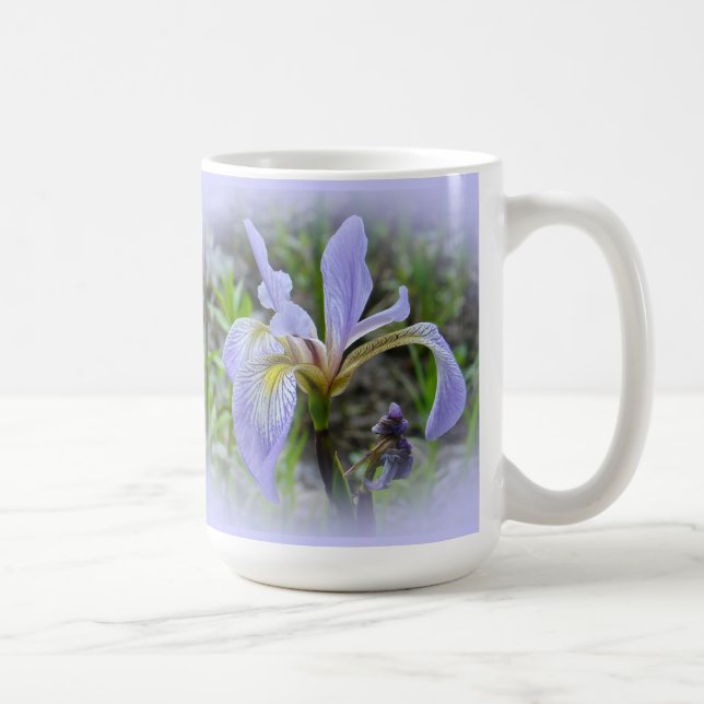 Blaue Flagge - Wild Iris Tasse (Rechts)