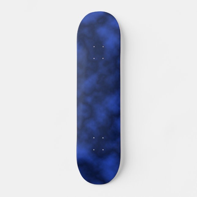 Blaue Flamme Skateboard (Vorderseite)