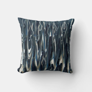 Blaue Flammen Kissen