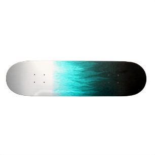 Blaue Flammen-Skateboard Skateboard