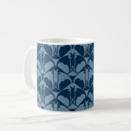 Blaue Fledermaus-Kaffeetasse Kaffeetasse