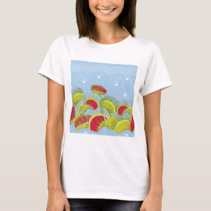blaue Fliegenfalle T-Shirt