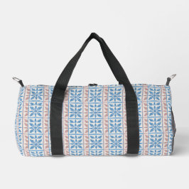 Blaue Fliese Klein Duffle Bag