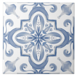 Blaue Fliesen, Mosaik, Majolika, Fliese