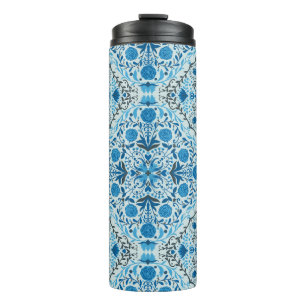 Blaue Fliesen Thermosbecher