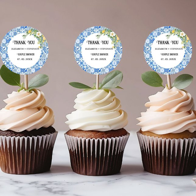 Blaue Fliesenleder Dusche Runder Aufkleber (Von Creator hochgeladen)