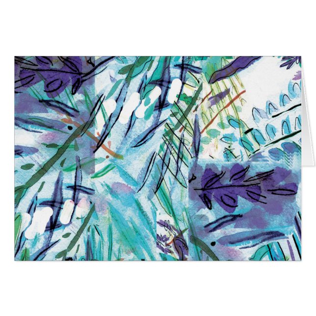 Blaue Flora (Vorderseite (Horizontal))