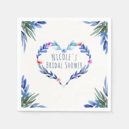 Blaue Flora Frische Pasta machen Serviette