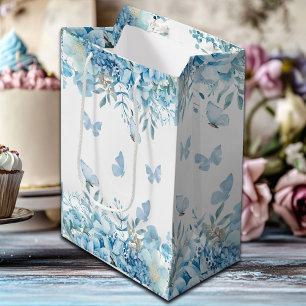 Blaue Flora-Schmetterlinge Mittlere Geschenktüte