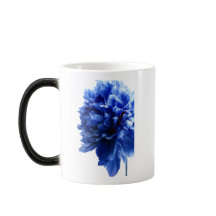 Blaue florale botanische Illustration | Elegante N