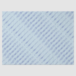 Blaue Flöten-Linie Zeichnen Seidenpapier