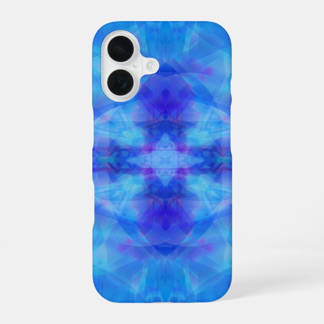 Blaue Flügel iPhone 16 Hülle (Rückseite)