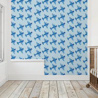 Blaue Flugzeuge