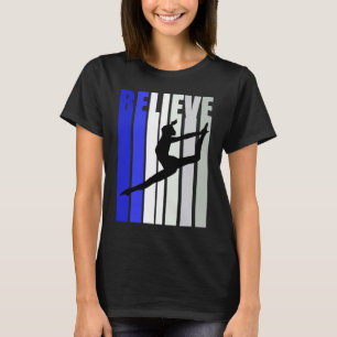 Blaue Frauen glauben, Tanz Inspiration Squad Preta T-Shirt