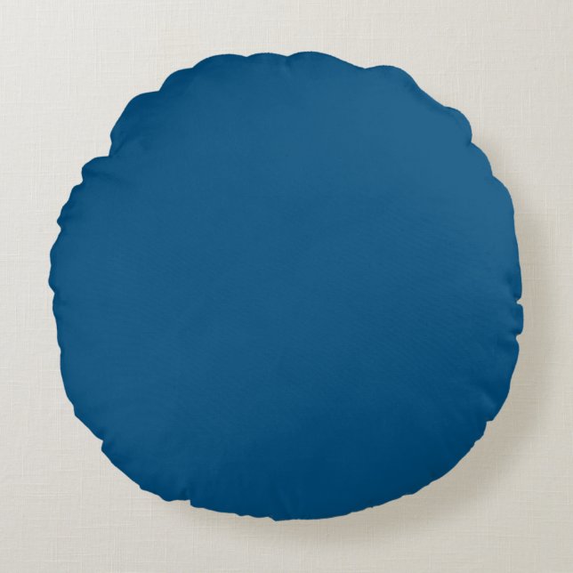 Blaue Früchte Rundes Kissen (Vorderseite)