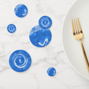 Blaue Funkelnde Aschenputtel Pumps Märchen Konfetti