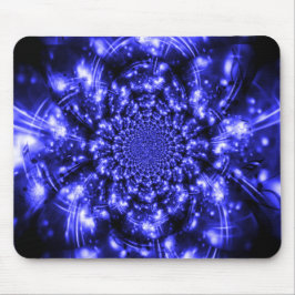 Blaue funkelnde Lichter Mousepad