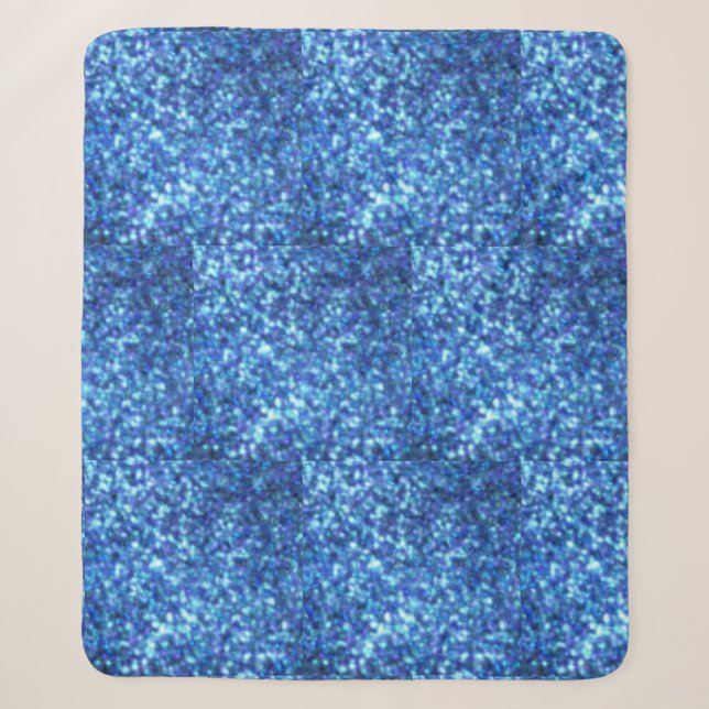Blaue Funken-Decke Sherpadecke (Vorderseite)