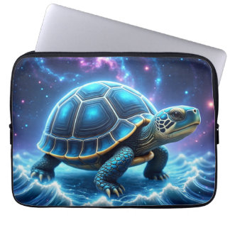 Blaue Galaktische Meerschildkröte Laptopschutzhülle