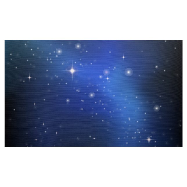 Blaue Galaxie Stoff (Yard (91,4 cm))