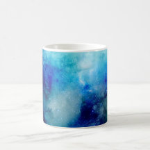 Blaue Galaxie-Tasse