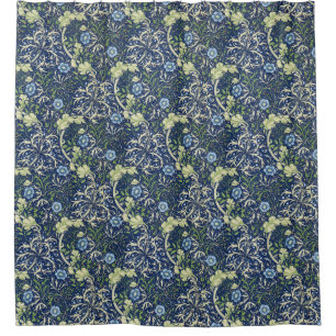 Blaue Gänseblümchen-Duschvorhang William Morriss Duschvorhang