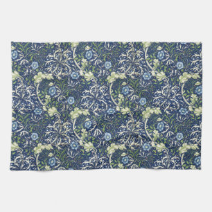 Blaue Gänseblümchen von William Morris Küchentuch