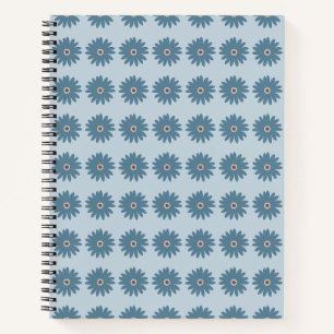 Blaue Gänseblume Notizbuch