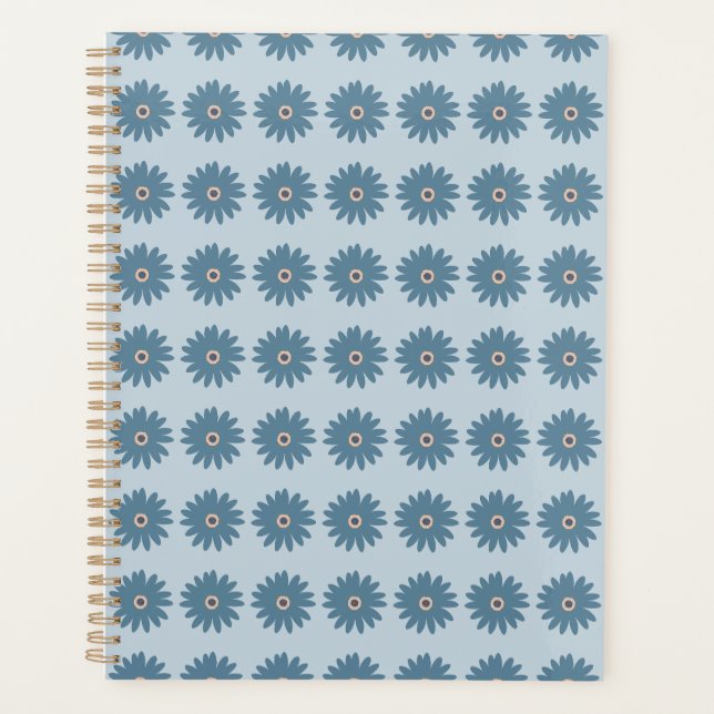Blaue Gänseblume Planer (Vorderseite)