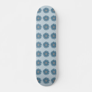 Blaue Gänseblume Skateboard