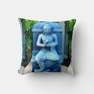 Blaue Garten-Buddha-Kissen Kissen