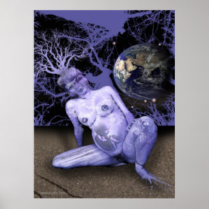 BLAUE GEBURT POSTER