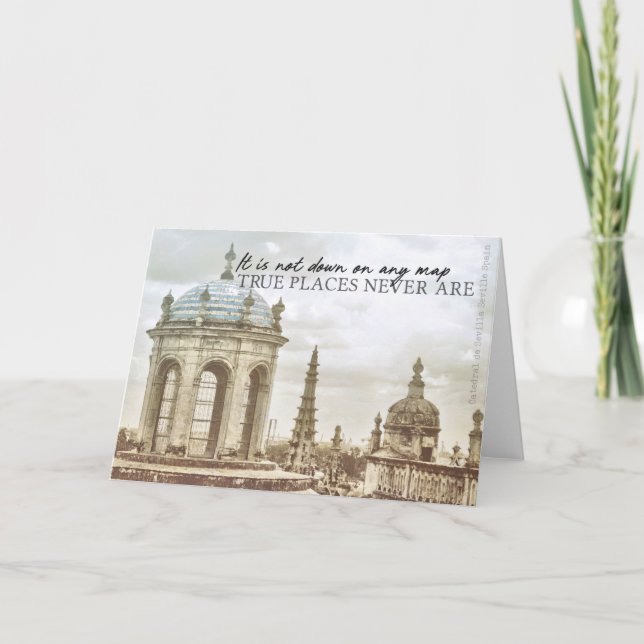 BLAUE GEGEN BLAUE Grußkarte Dankeskarte (Vorderseite)