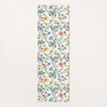 Blaue Gelbe Aquarell-Wildblume