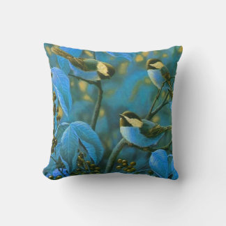 Blaue Gelbe Kleine Kissen