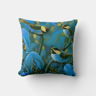 Blaue Gelbe Kleine Kissen