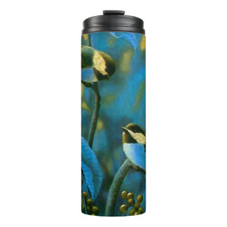 Blaue Gelbe Kleine Thermosbecher