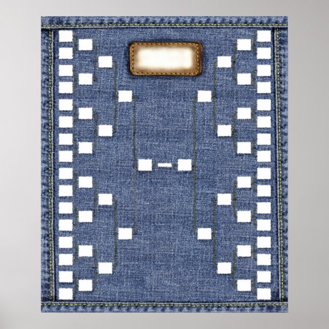 Blaue Gene: 6-Generation-Treppenmauerdiagramm Poster (Vorne)