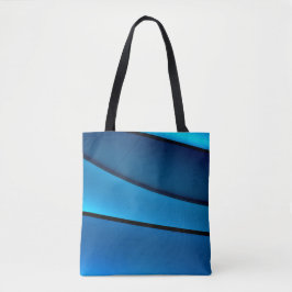 BLAUE GEOMETRISCHE TASCHE