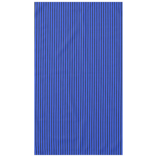 Blaue gestreifte Textur Tischdecke (Vorderseite)