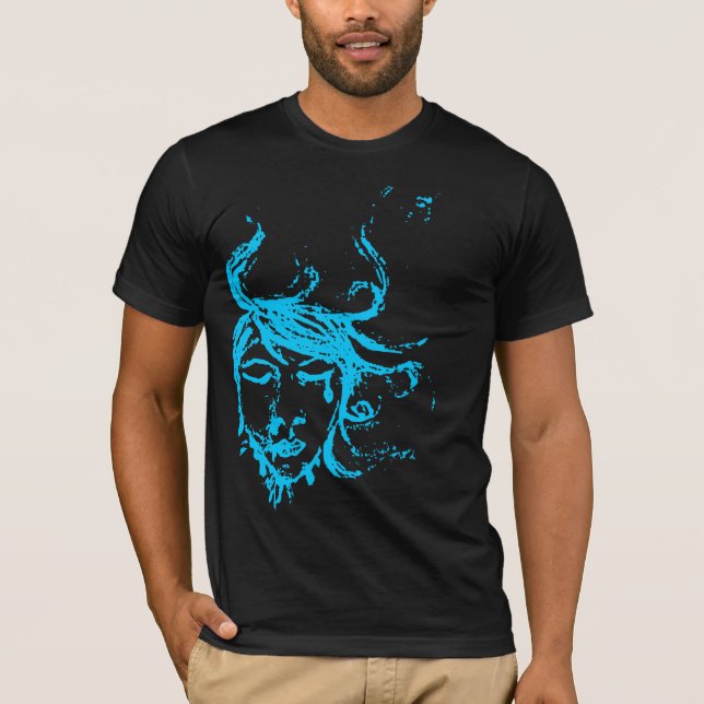 blaue Gewässer T-Shirt (Vorderseite)