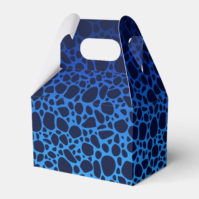 Blaue Giftdart-Froschmuster-Geschenkboxen Geschenkschachtel (Vorderseite)