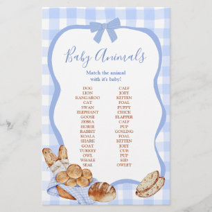 Blaue Gingham-Karo-Bun-in-the-Ofen-Spielschild